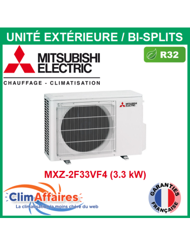 Mitsubishi Unités Extérieures Bi-splits Standard - R32 - MXZ-2F33VF4 (3.3 kW)