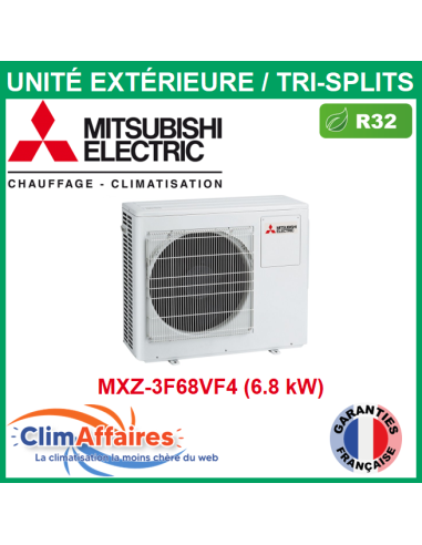 Mitsubishi Unités Extérieures Trisplit Standard - R32 - MXZ-3F68VF4 (6.8 kW)