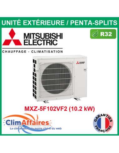 Mitsubishi Unités Extérieures 5 split Standard - R32 - MXZ-5F102VF2 (10.2 kW)