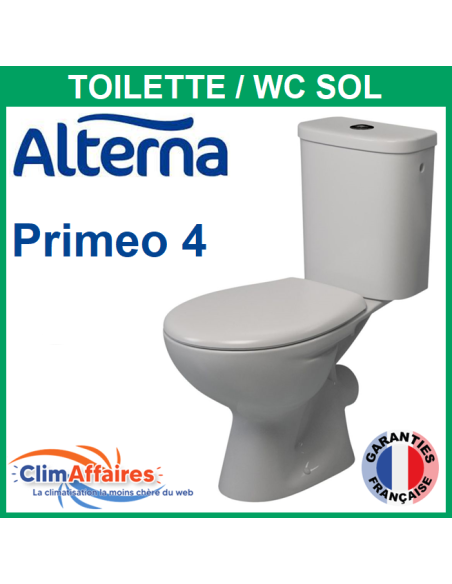 Alterna Primeo 4 - Toilette Pack WC à poser au Sol