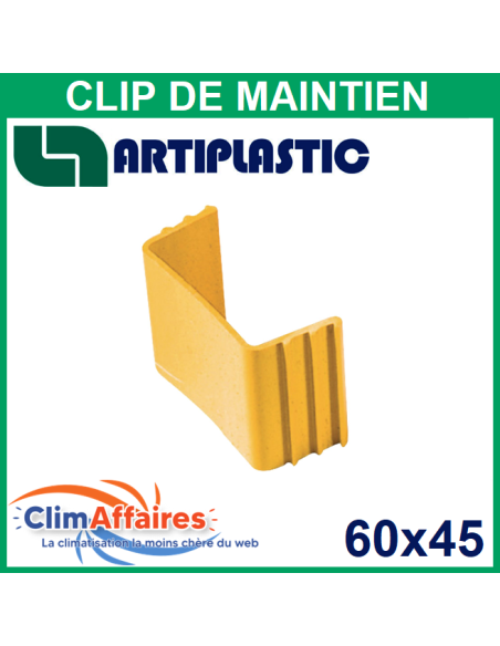 Clip de maintien pour goulotte - 60x45 mm (0603ST)