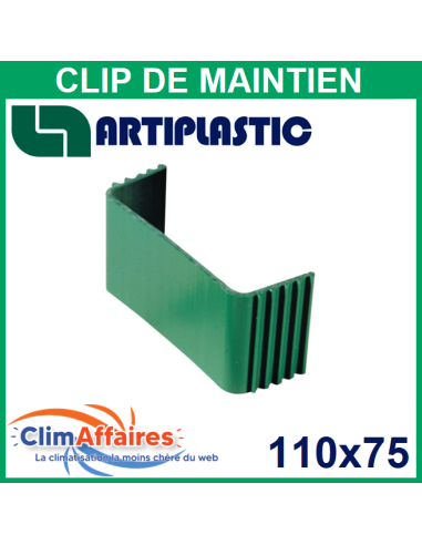 Clip de maintien pour goulotte - 110x75 mm