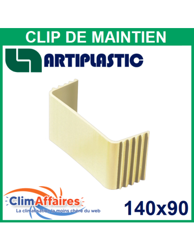 Clip de maintien pour goulotte - 140x90 mm