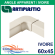 Angle apparent / Coude 90° pour raccord goulotte 60x45 mm - Ivoire (0607CP)