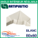 Angle Intérieur Réglable pour raccord goulotte 80x60 mm - Blanc (0820IR-W)