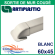 Sortie de Mur Coudée pour raccord goulotte 60x45 mm - Blanc (0609CM-W)