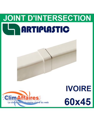 Joint d'intersection pour raccord goulotte 60x45 mm