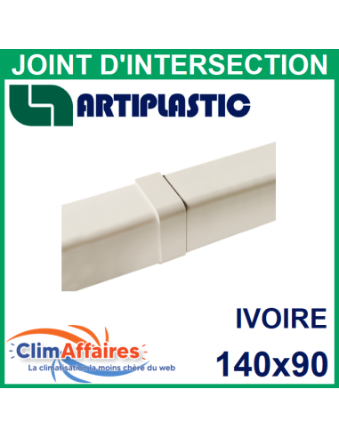 Joint d'intersection pour raccord goulotte 140x90 mm