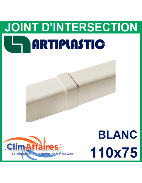 Joint d'intersection pour raccord goulotte 110x75 mm - Blanc (1204GC-W)