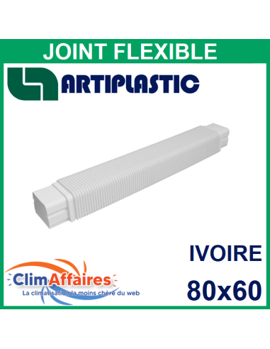 Joint Flexible 590 mm pour raccord goulotte 80x60 mm