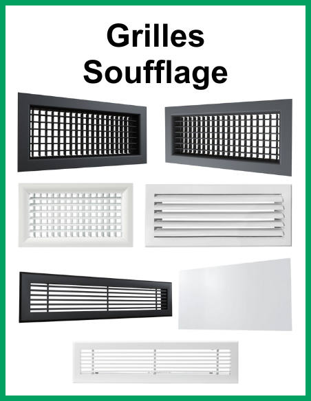 Grilles de soufflage / Diffuseurs