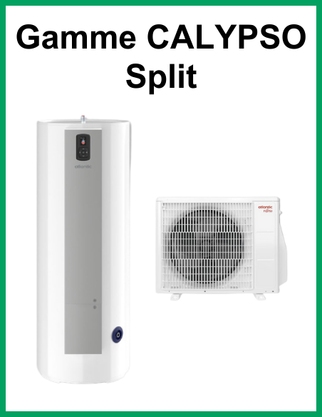 Chauffe Eau Thermodynamique Atlantic Gamme CALYPSO Split Inverter