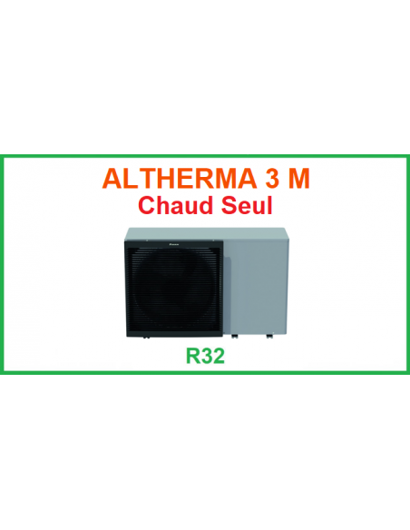 Pompe à chaleur Air Eau Daikin ALTERMA 3 M - Gamme CHAUD SEUL - R32