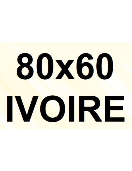Goulotte et Raccords 80 x 60 - Ivoire (2 réseaux)