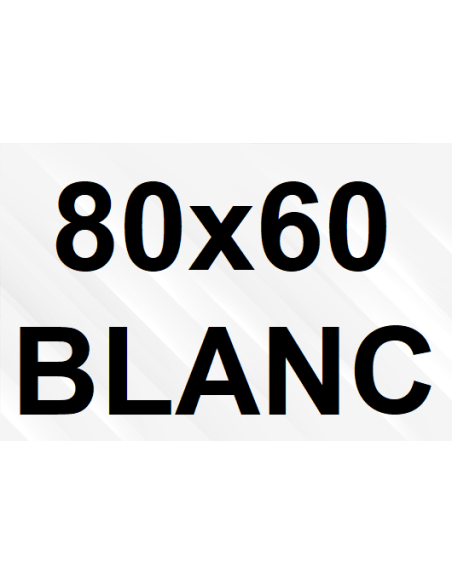 Goulotte et Raccords 80 x 60 - Blanc (2 réseaux)