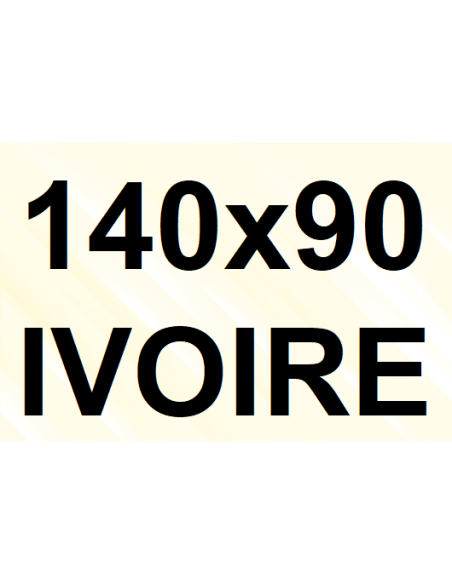 Goulotte et Raccords 140 x 90 - Ivoire (4 réseaux)