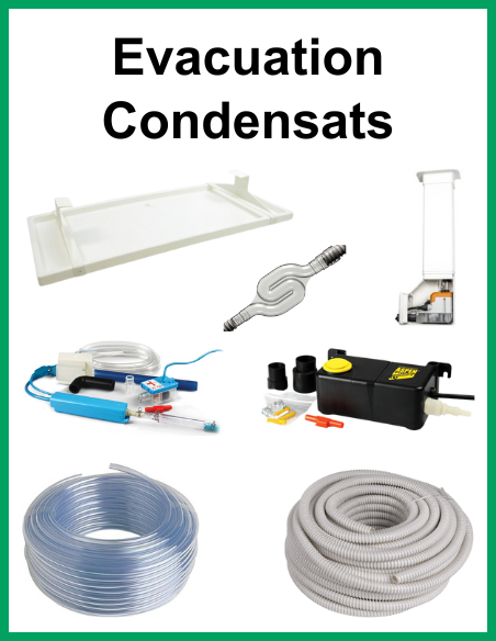 Évacuation des condensats